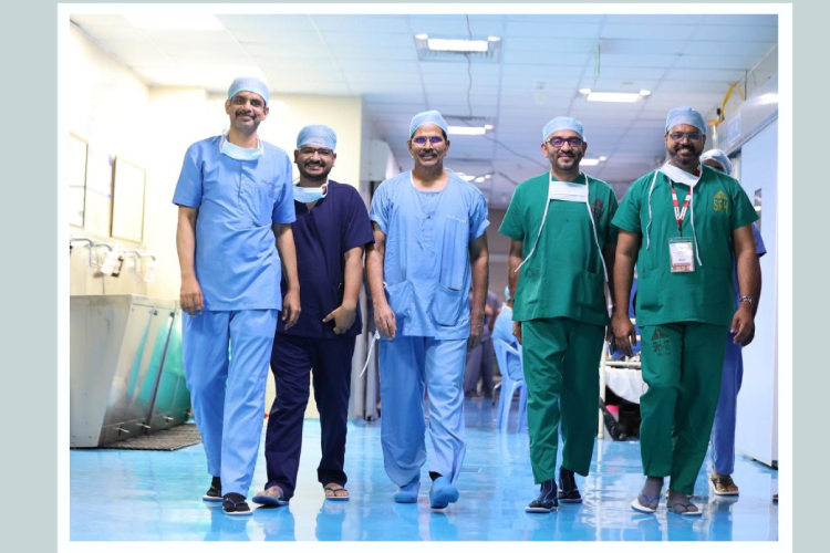 Performed Live Hernia Surgery at AWR Hernia Conference, SRMC Hospital Chennai